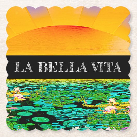 ONTZETTENDE RUST EN VREDE  KARTONNEN ONDERZETTERS (Voorkant)