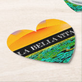 ONTZETTENDE RUST KARTONNEN ONDERZETTERS (Gekanteld)