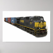 Ontzoutingsgoederentrein Poster (Voorkant)
