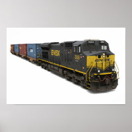 Ontzoutingsgoederentrein Poster