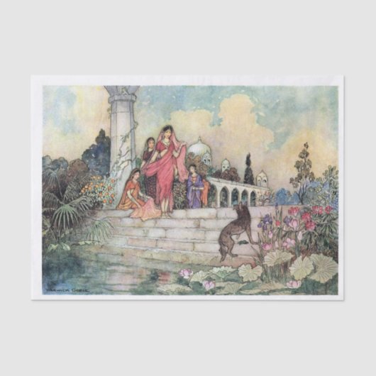 Onuitgenodigde gast tissuepapier (Voorkant)