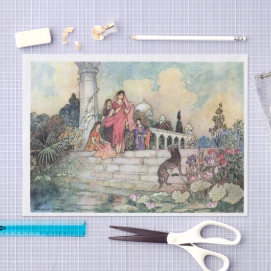 Onuitgenodigde gast tissuepapier (Craft)