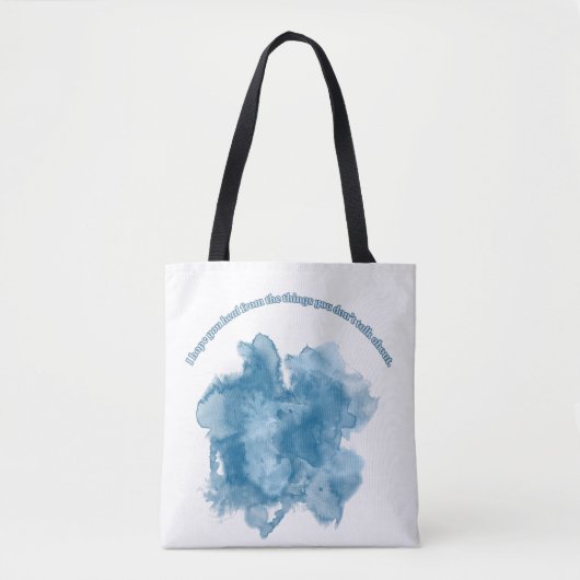onuitgesproken genezing tote bag (Voorkant)