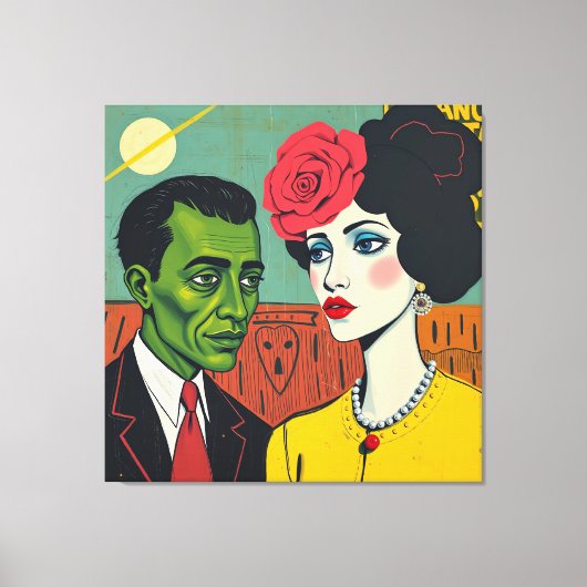 Onuitgesproken verhalen canvas afdruk (Voorkant)