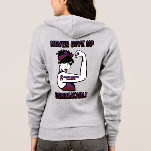ONUITSPLITSBAAR... Arachnoiditis Hoodie (Achterkant)