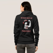 ONUITSPLITSBARE... diabetes Hoodie (Achterkant volledig)