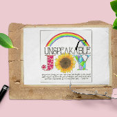 Onuitsprekelijke Joy Inspirerend Briefkaart