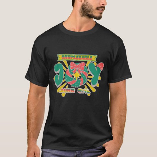 onuitsprekelijke vreugde t-shirt (Voorkant)
