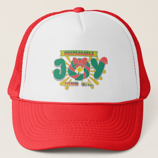 onuitsprekelijke vreugde trucker pet (Voorkant)