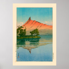 Onuma Park in Hokkaido door Kawase Hasui Poster