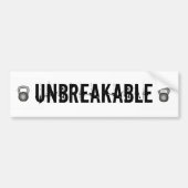 Onverbrekelijk Bumpersticker (Voorkant)