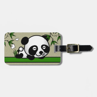 Onverdacht Panda Bagagelabel