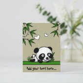 Onverdacht Panda Briefkaart (Staand voorkant)