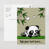 Onverdacht Panda Briefkaart (Voorkant / Achterkant)