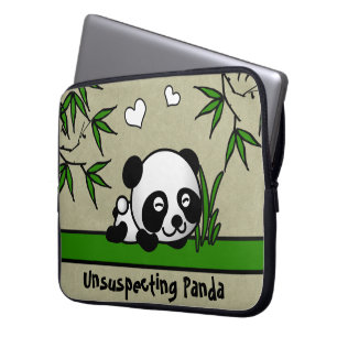 Onverdacht Panda Laptop Sleeve