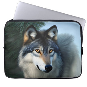 Onverdiende Arctische Wolf, laptophoes Laptop Sleeve