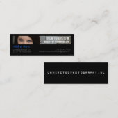 Onverdiende fotografie mini visitekaartje (Voorkant / Achterkant)