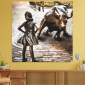 Onverdiende meisjes worden geconfronteerd met een canvas afdruk (Insitu (Woonkamer))