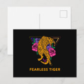onverdiende tijger briefkaart (Voorkant / Achterkant)