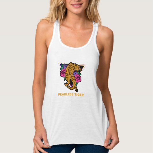 onverdiende tijger tanktop (Voorkant)