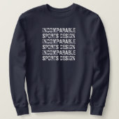 Onvergelijkbaar Sport Design Basic Sweatshirt (Design voorkant)