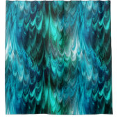 onvergelijkelijke kelpie turquoise : douchegordijn (Voorkant)