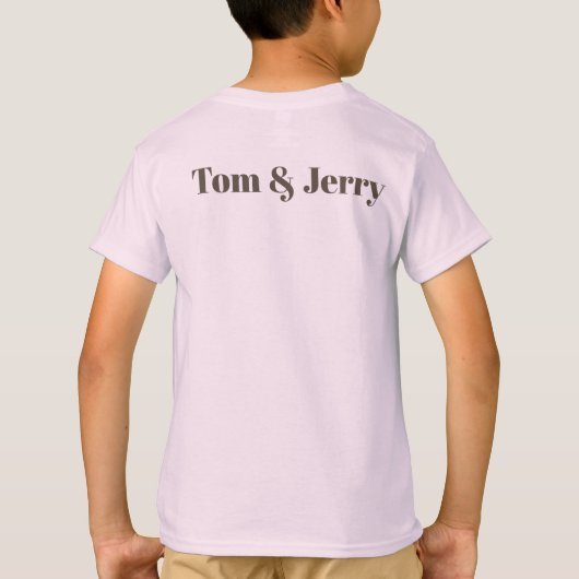 Onvergetelijk Duo: Tom en Jerry's Antics T-shirt (Achterkant)