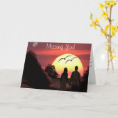 Onvergetelijk Missend u Groet Kaart (Gele Bloem)