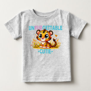 Onvergetelijke Cutie grap pun. Baby Tijger cartoon