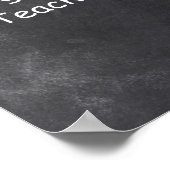 Onvergetelijke decorptie van de klasse van leerkra poster (Hoek)