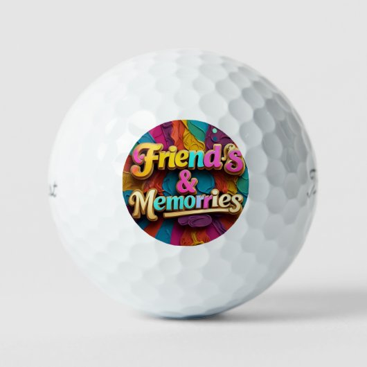 "Onvergetelijke ervaringen" Golfballen (Voorkant)