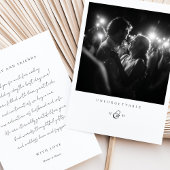 "Onvergetelijke" Foto Dank u kaart