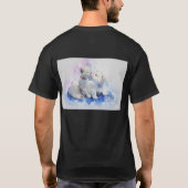 Onvergetelijke liefde Baby shower T-shirt (Achterkant)