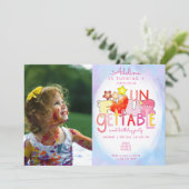 Onvergetelijke lieve verjaardag hart meisje 4e dag kaart (Staand voorkant)