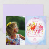 Onvergetelijke lieve verjaardag hart meisje 4e dag kaart (Voorkant / Achterkant)