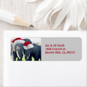 Onvergetelijke Olifant Kerstmis Etiket (Insitu)