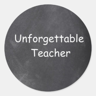 Onvergetelijke ontwerprediking voor leerkrachten i ronde sticker