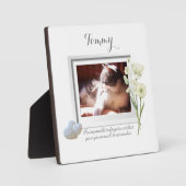 Onvergetelijke Pet Memorial Plaque Fotoplaat (Voorkant)