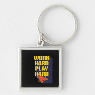 Onvergetelijke quote Hard werken betaalt zich uit Sleutelhanger