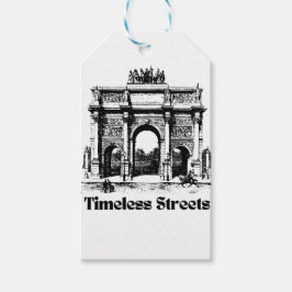 Onvergetelijke straten cadeaulabel