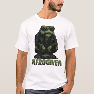 ONVERGEVEN | DONKERE LEGERSTIJL  T-SHIRT