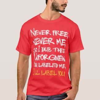 Onvergeven jongen t-shirt