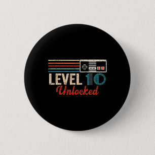 Onvergrendeld niveau 10-gametoeslag voor 10-jarige ronde button 5,7 cm