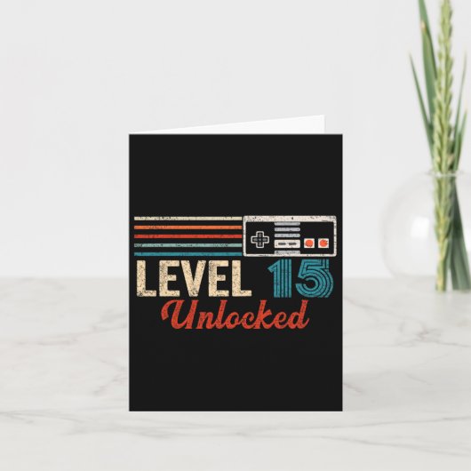 Onvergrendeld niveau 15-gymvideospelcontrole op za kaart (Voorkant)