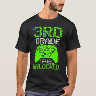 Onvergrendelde videogame-boys van derde klasse naa t-shirt