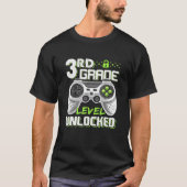 Onvergrendelde videogame met 3e graad op school t-shirt (Voorkant)
