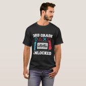 Onvergrendelde videogame met 3e graad op school t-shirt (Voorkant volledig)