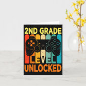 Onvergrendelde videogame op 2e klasseniveau Terug Kaart (Gele Bloem)