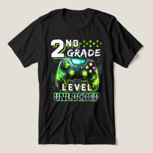 Onvergrendelde videogame op 2e klasseniveau Terug  Tri-Blend Shirt