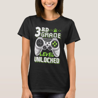 Onvergrendelde videogame op 3e-klasseniveau Terug T-shirt